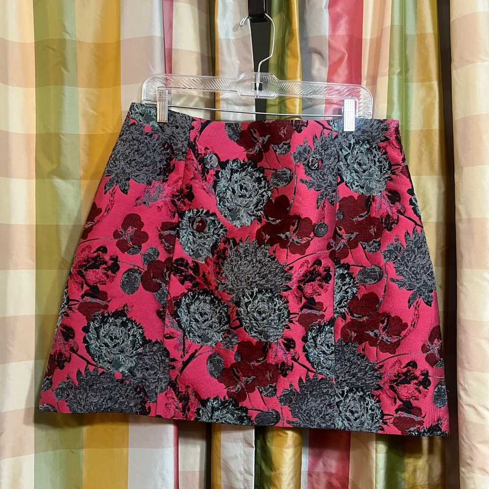 Abbey Glass Floral Pink and Gray Matching Set - Picture 5 of 6